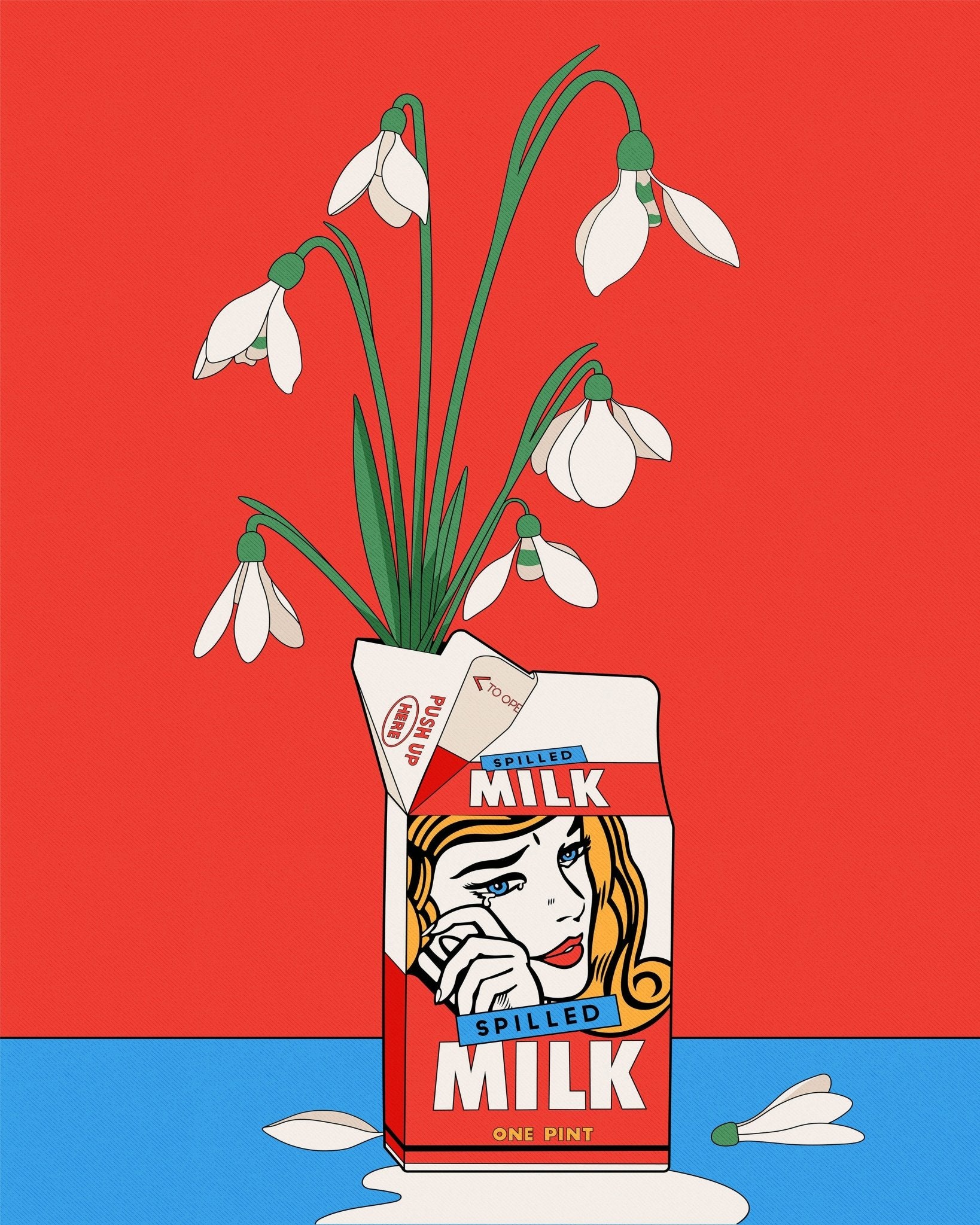 Milk Carton Flowers