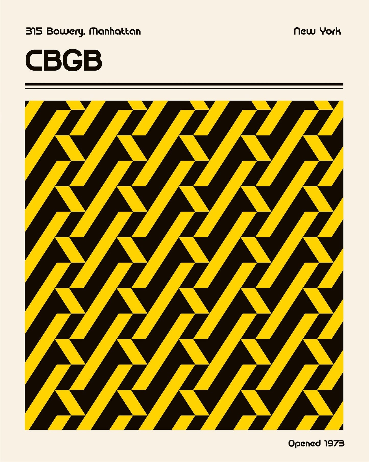 CBGB Pattern