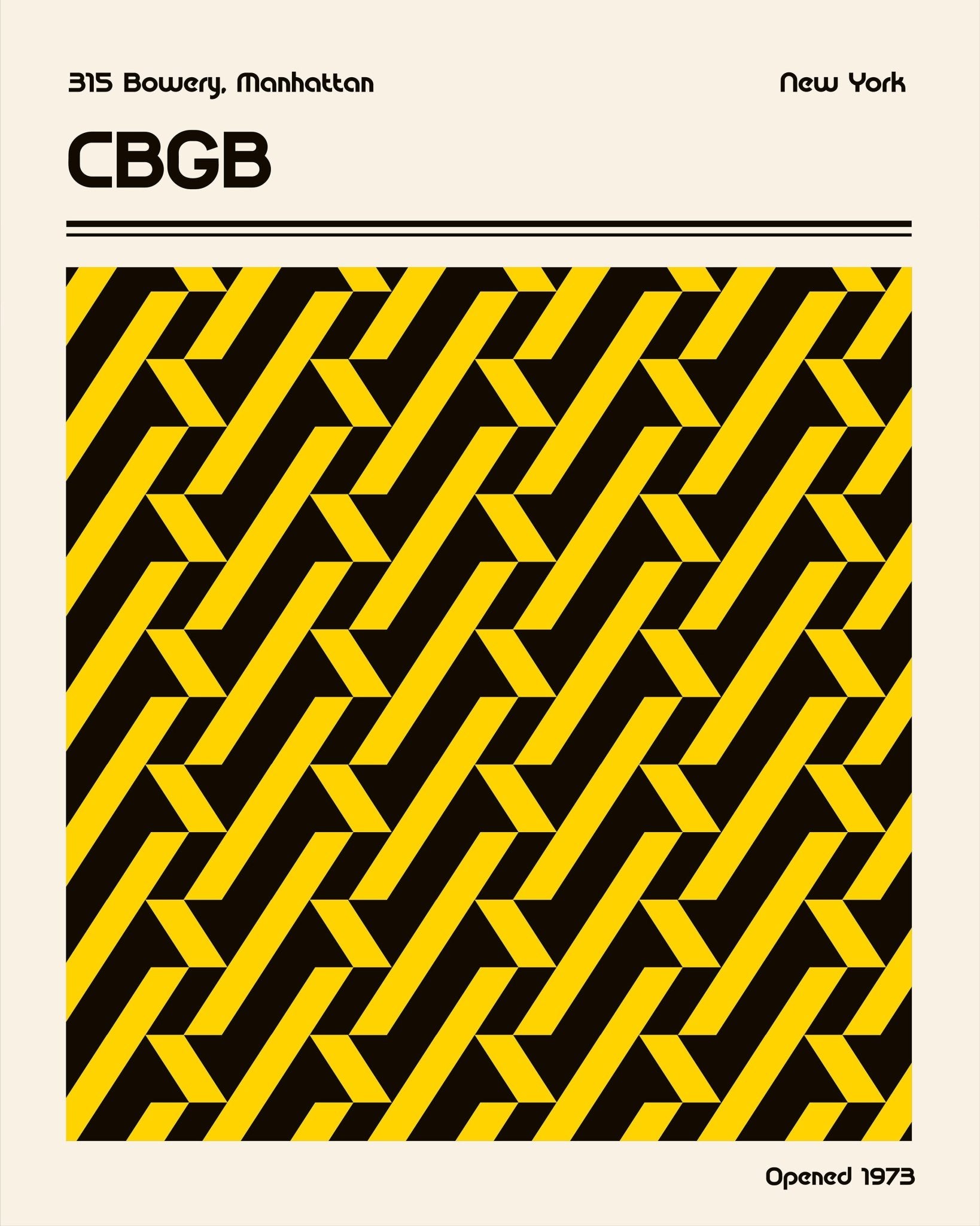 CBGB Pattern