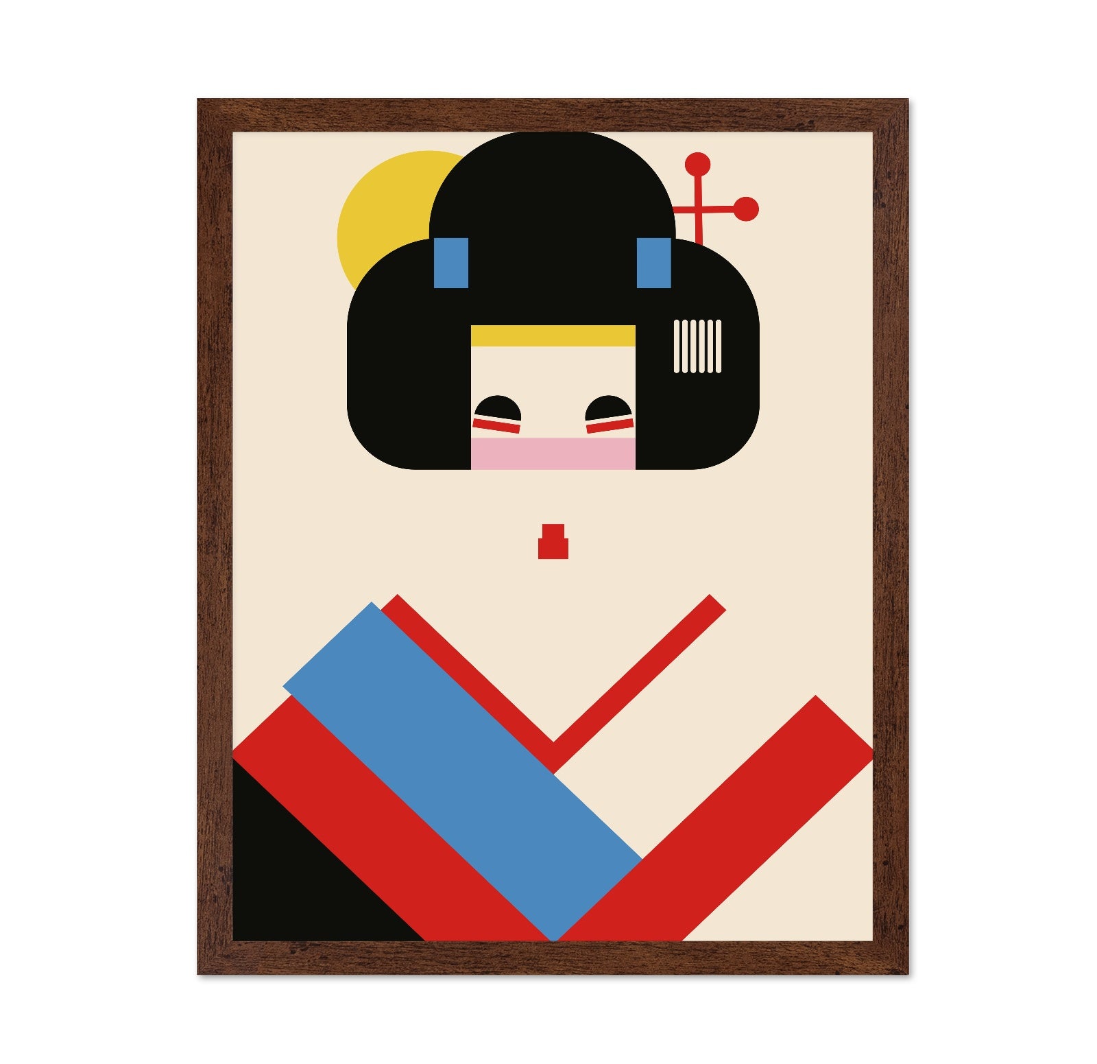 Geisha Minimal Portrait