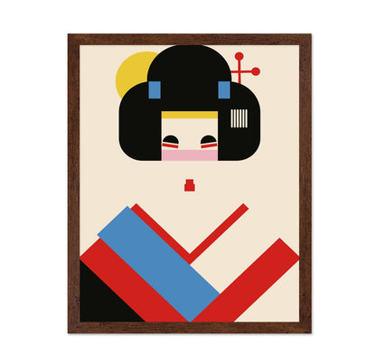 Geisha Minimal Portrait