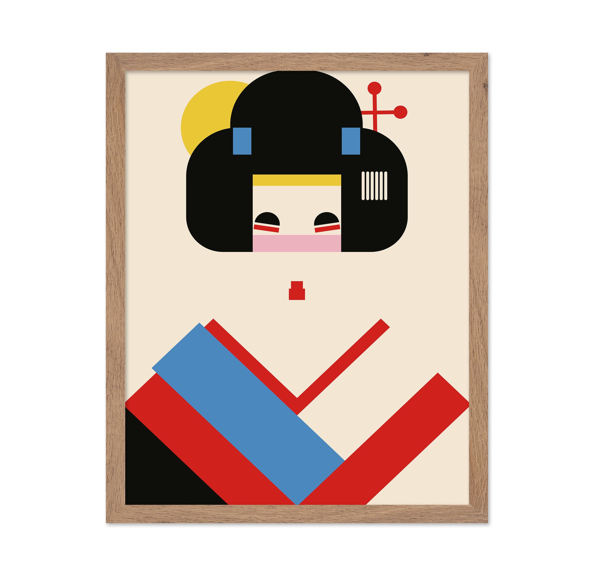 Geisha Minimal Portrait