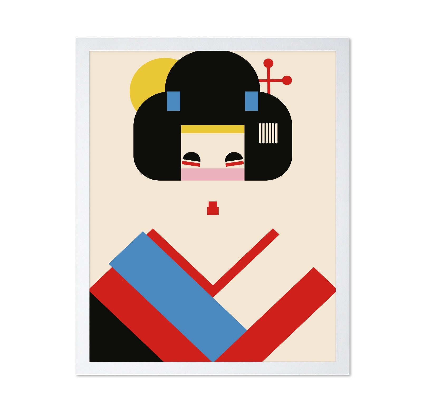 Geisha Minimal Portrait