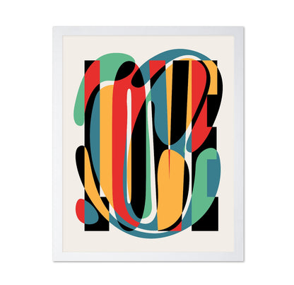 Abstract Love Typography