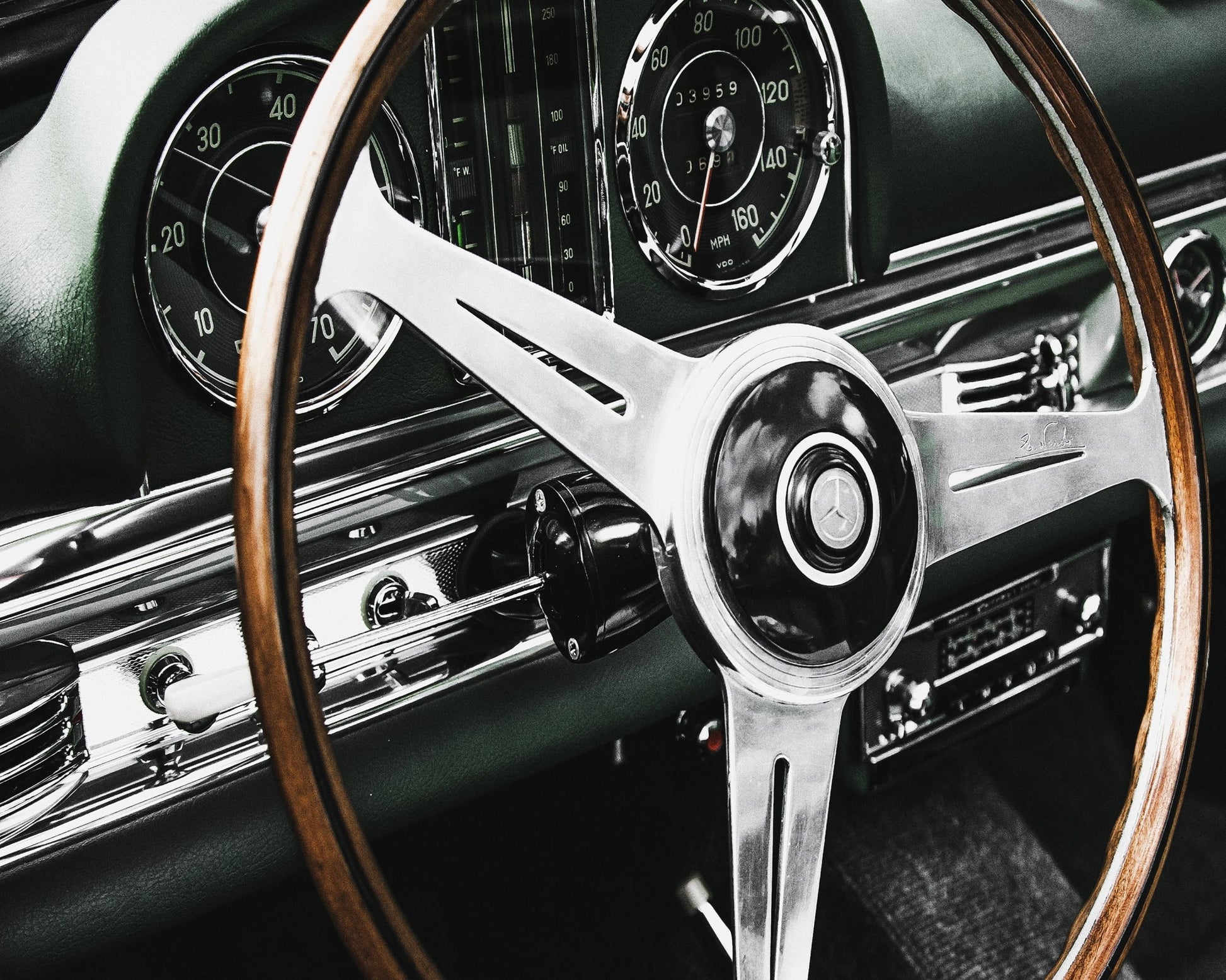 Vintage Car Interior No1