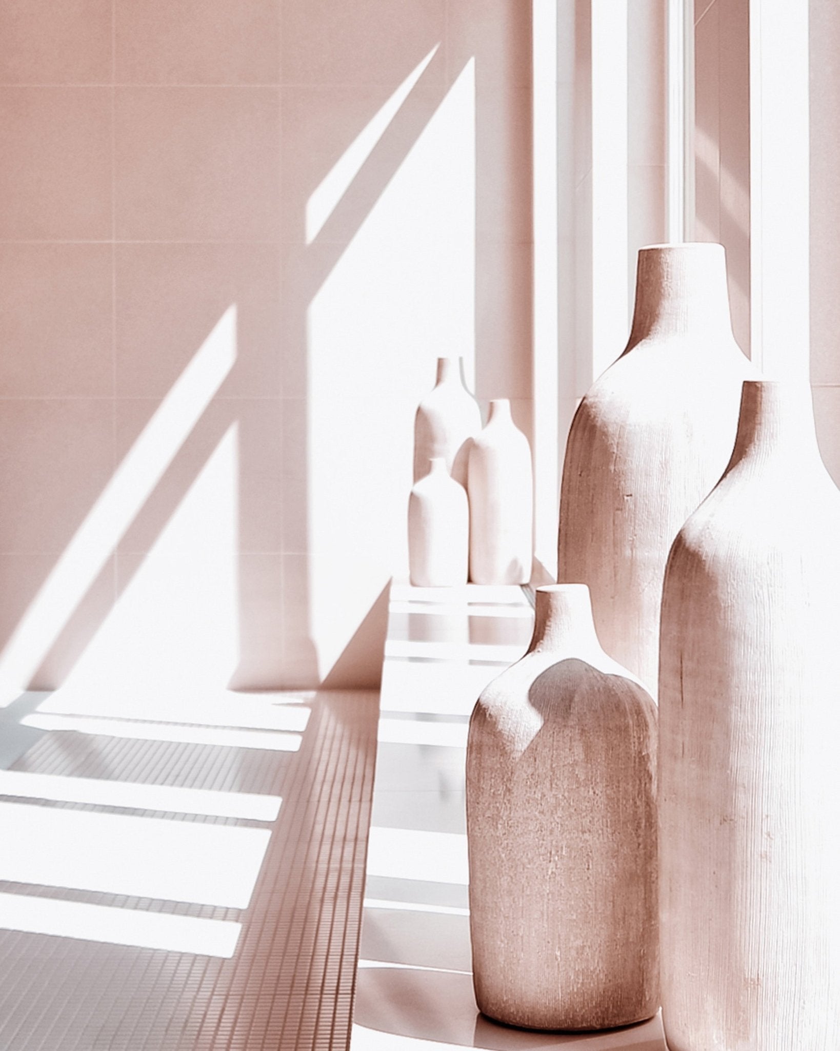 Blush Ceramic Vases