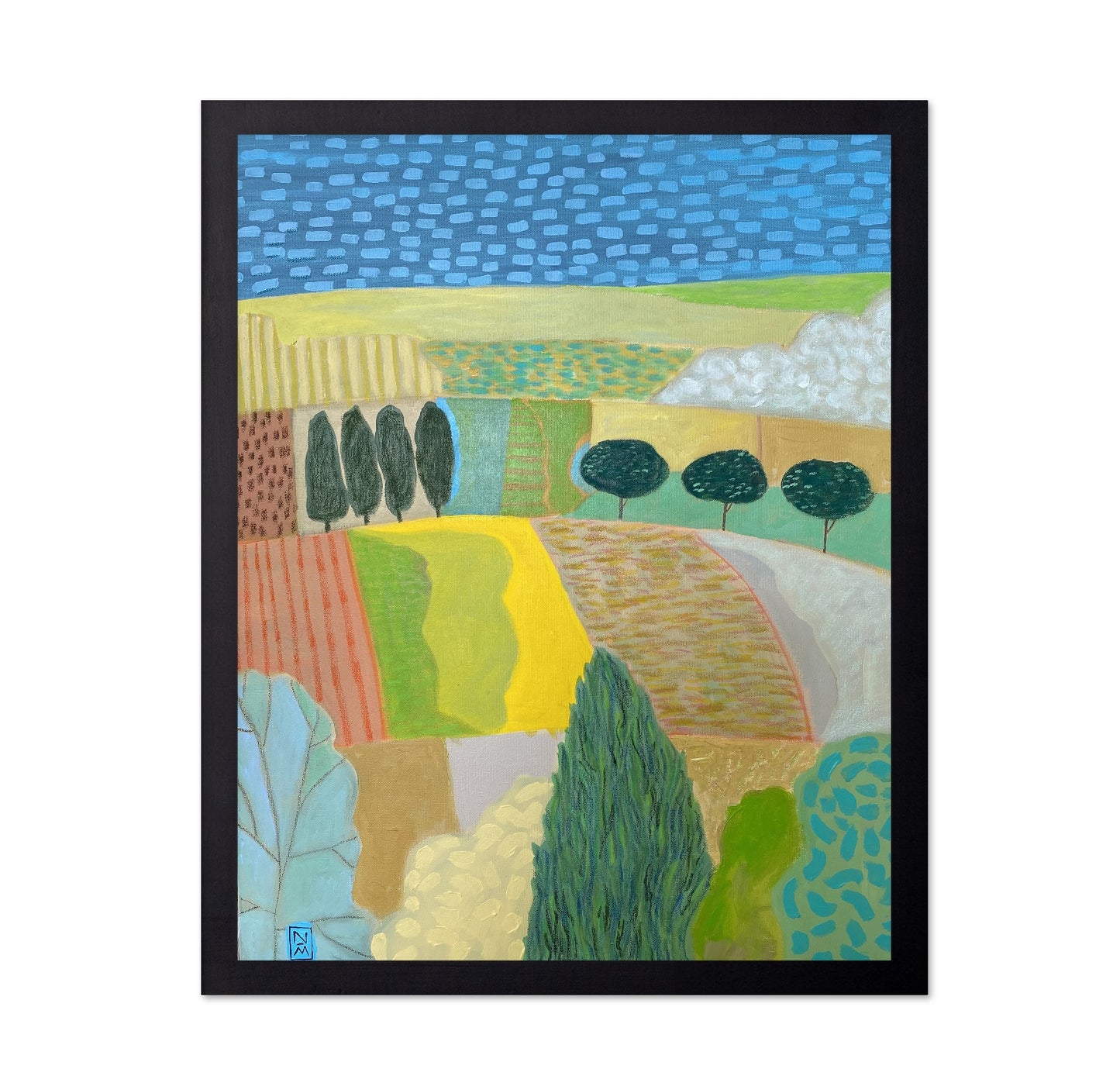 Colorful Countryside Fields