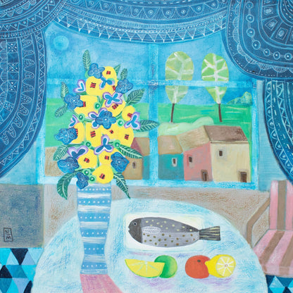 Coastal Still Life Scene
