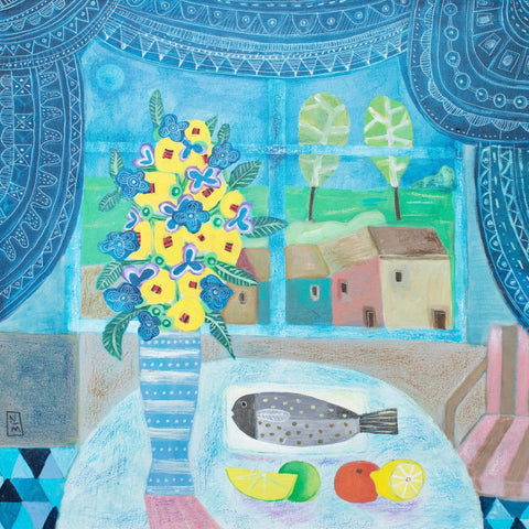 Coastal Still Life Scene