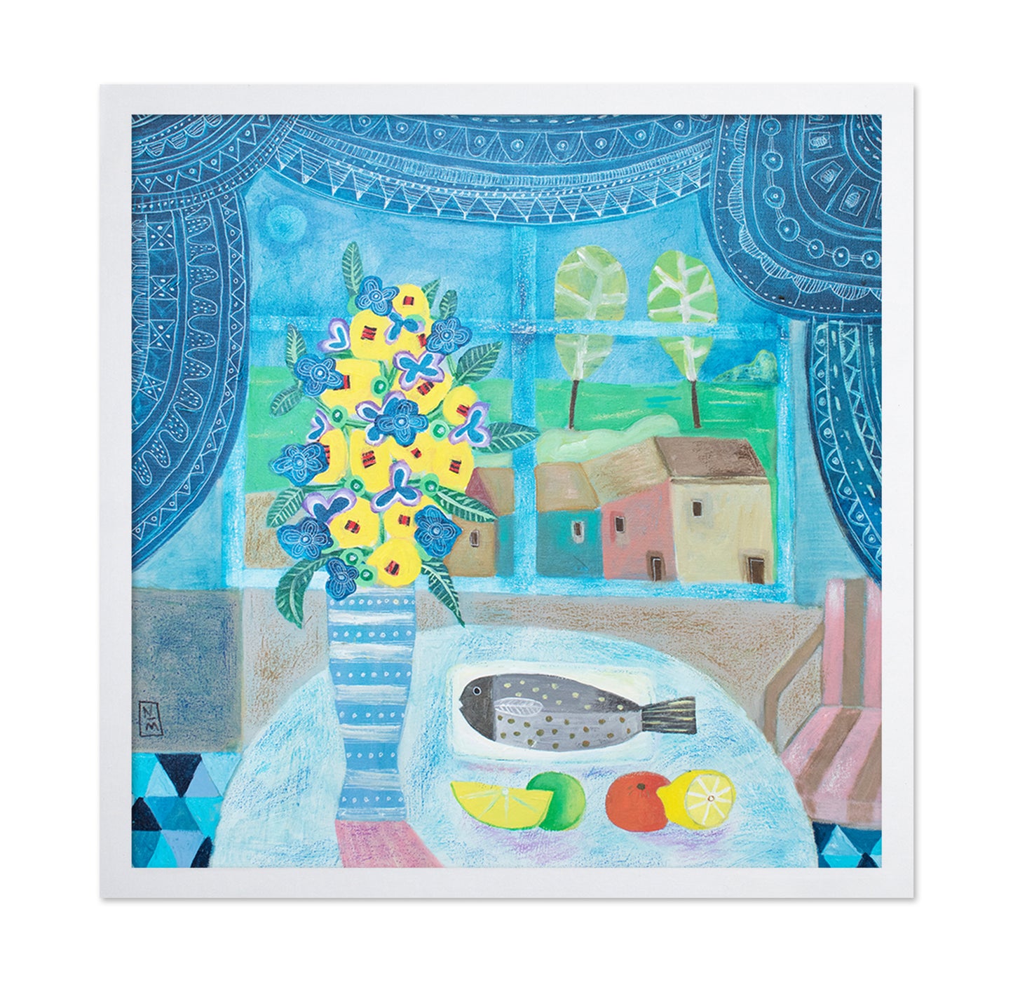 Coastal Still Life Scene