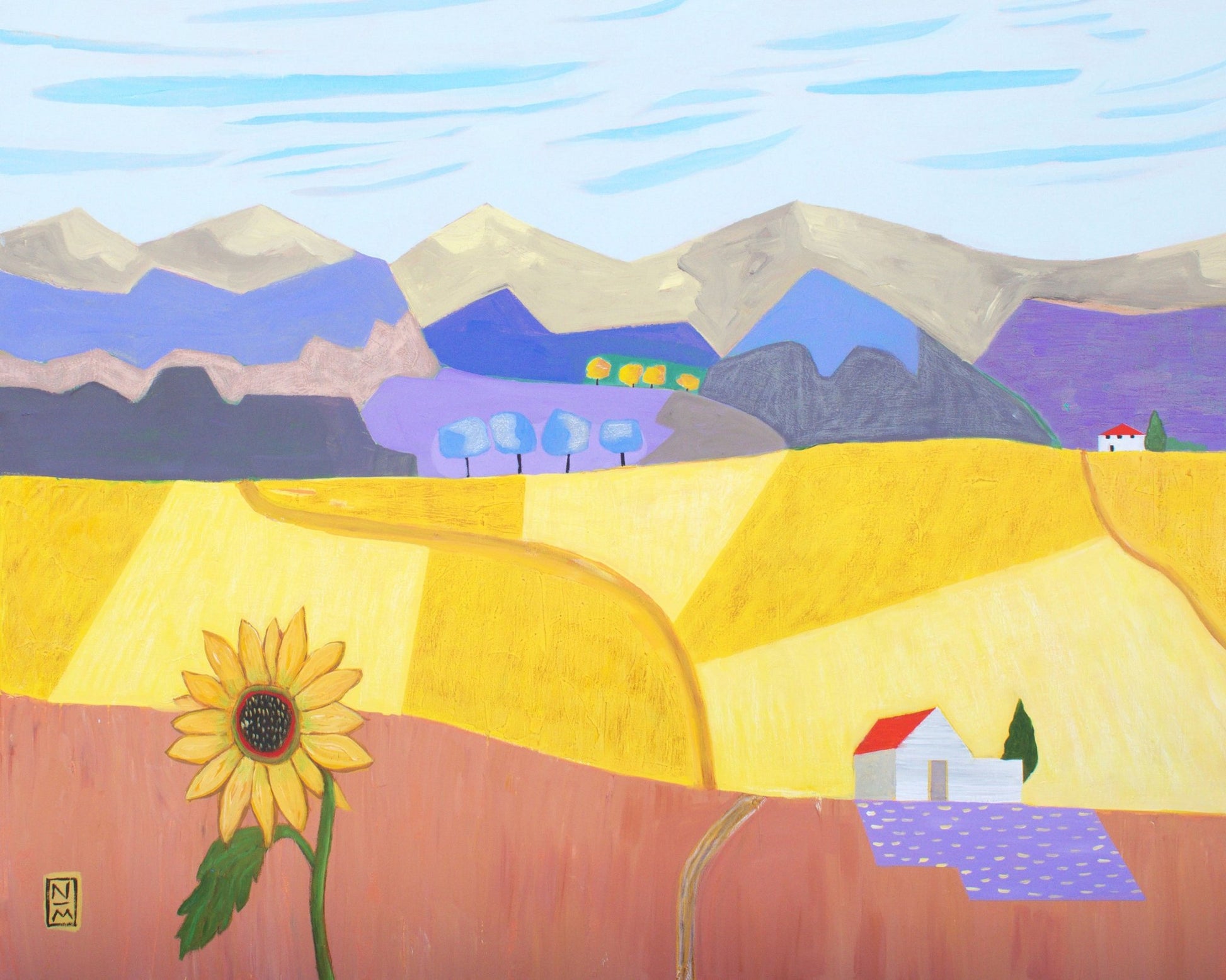 Sunflower Valley Landscape