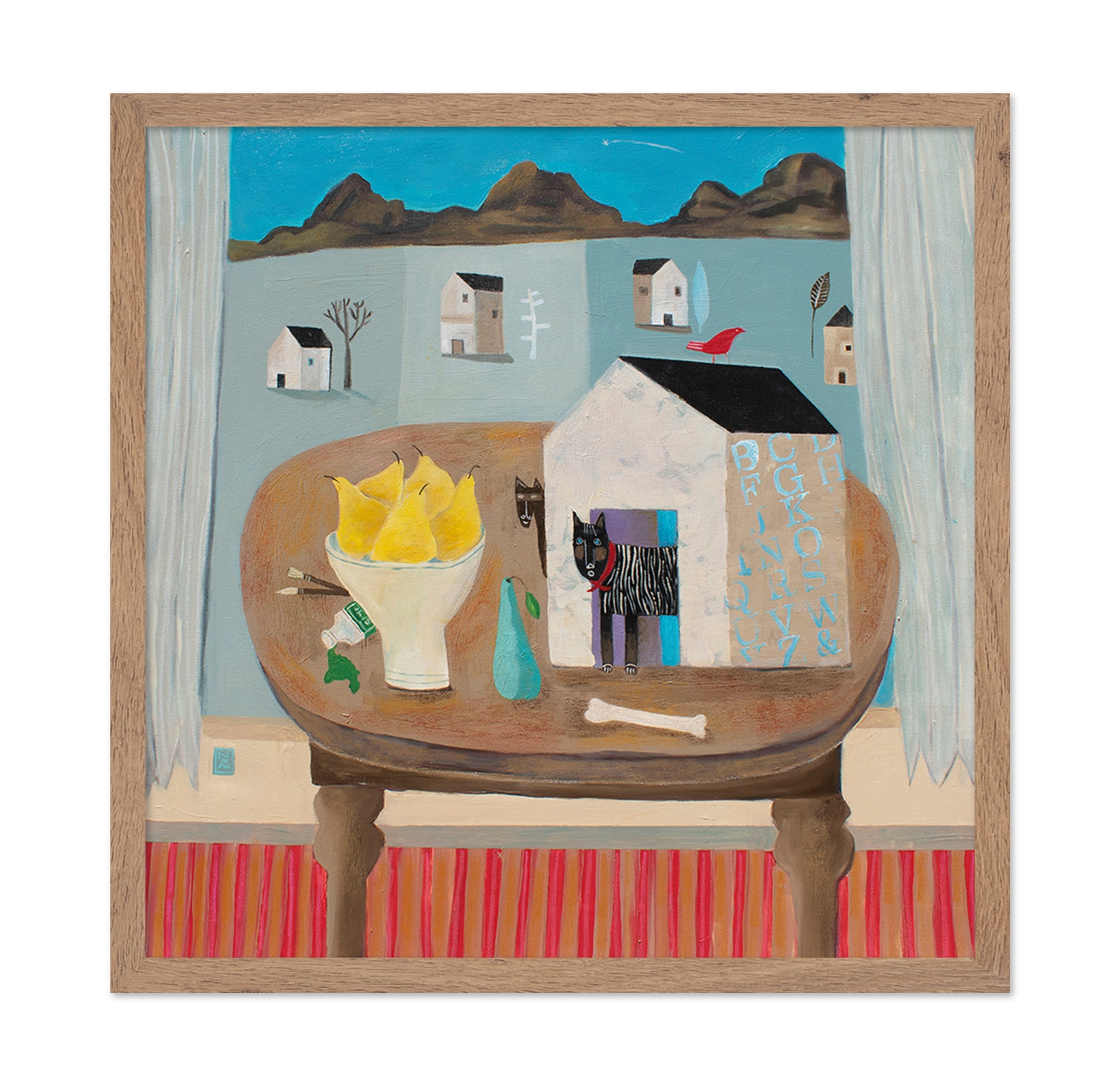 Doghouse Still Life Scene