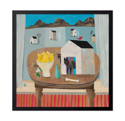 Doghouse Still Life Scene
