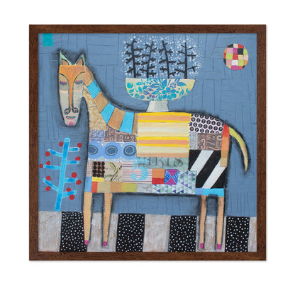 Abstract Horse Feast Scene