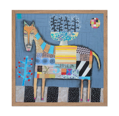 Abstract Horse Feast Scene