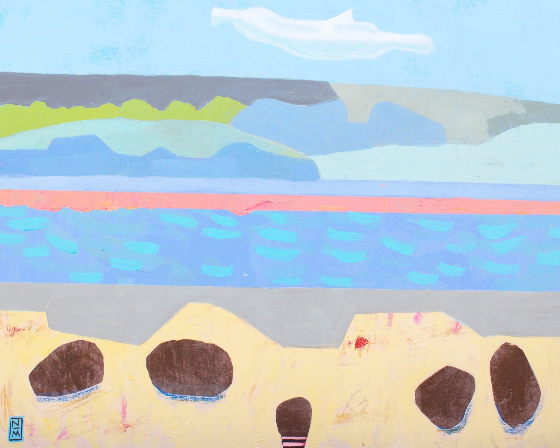 Abstract Coastal Rocks