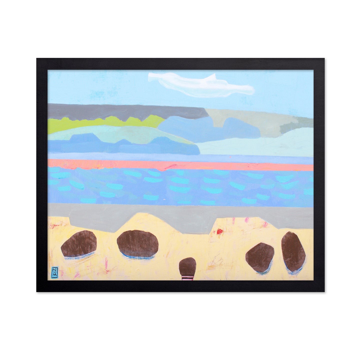 Abstract Coastal Rocks