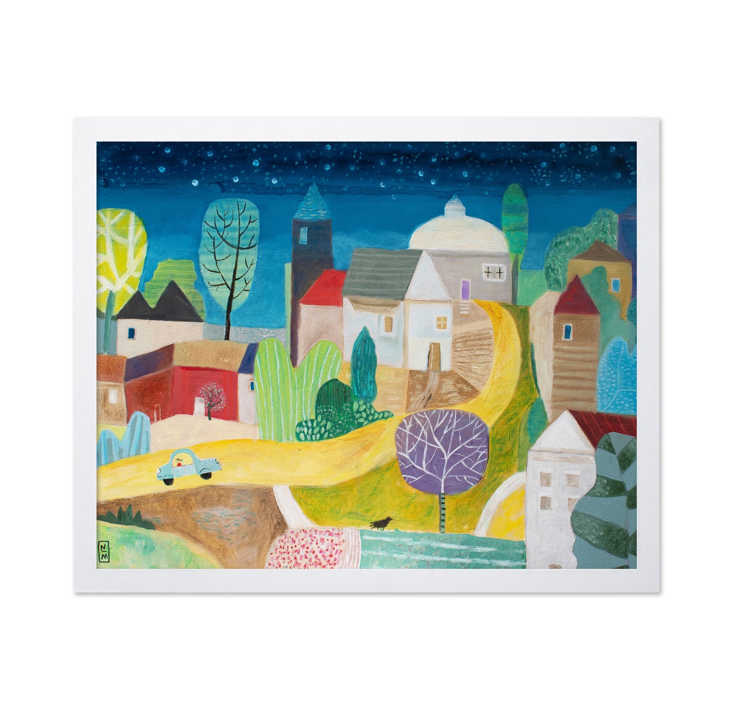 Village Under Stars