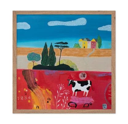 Cow Field Scene