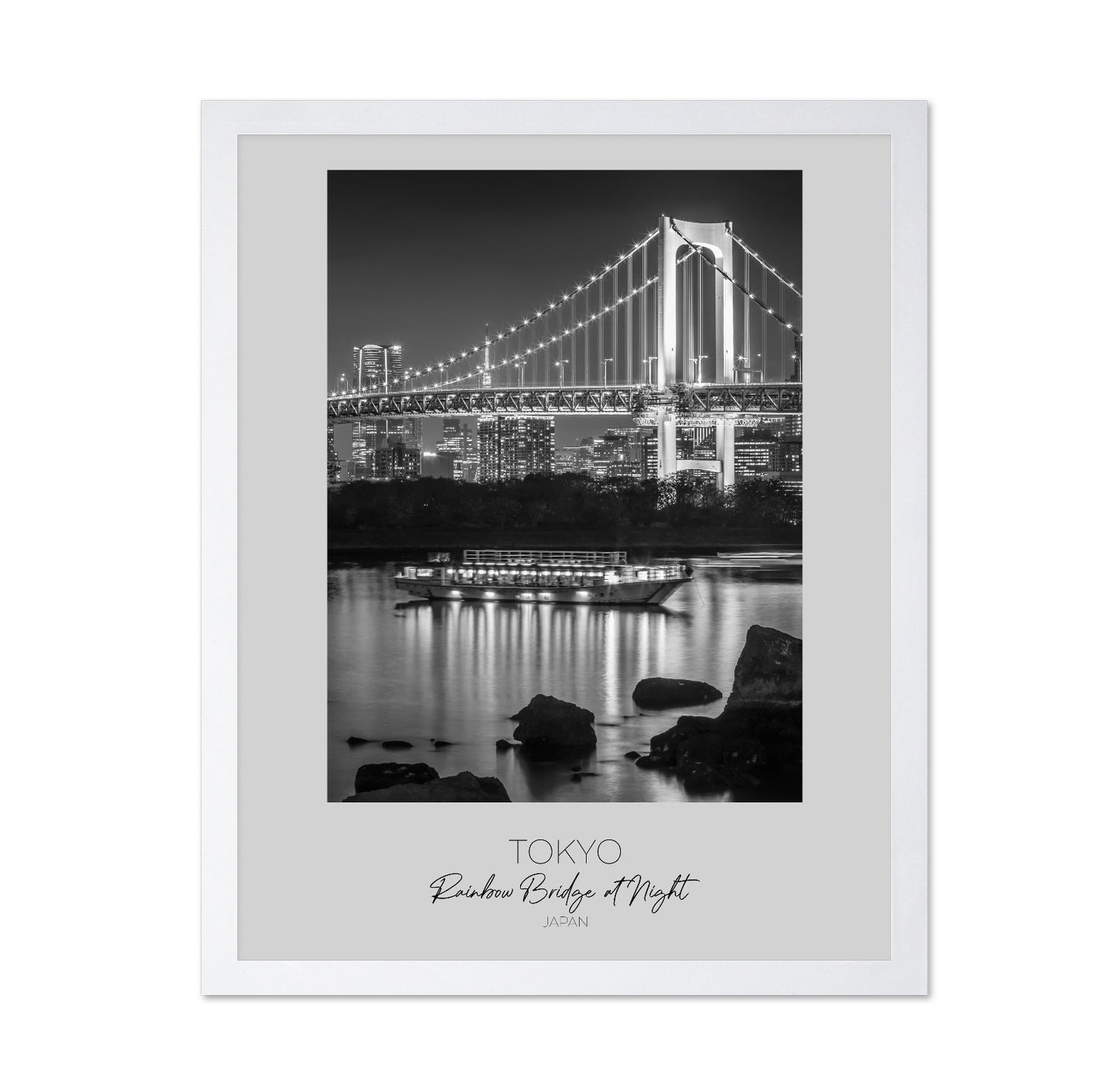 Tokyo Rainbow Bridge Night