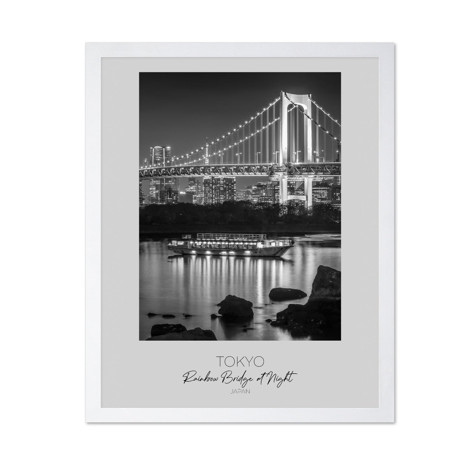 Tokyo Rainbow Bridge Night