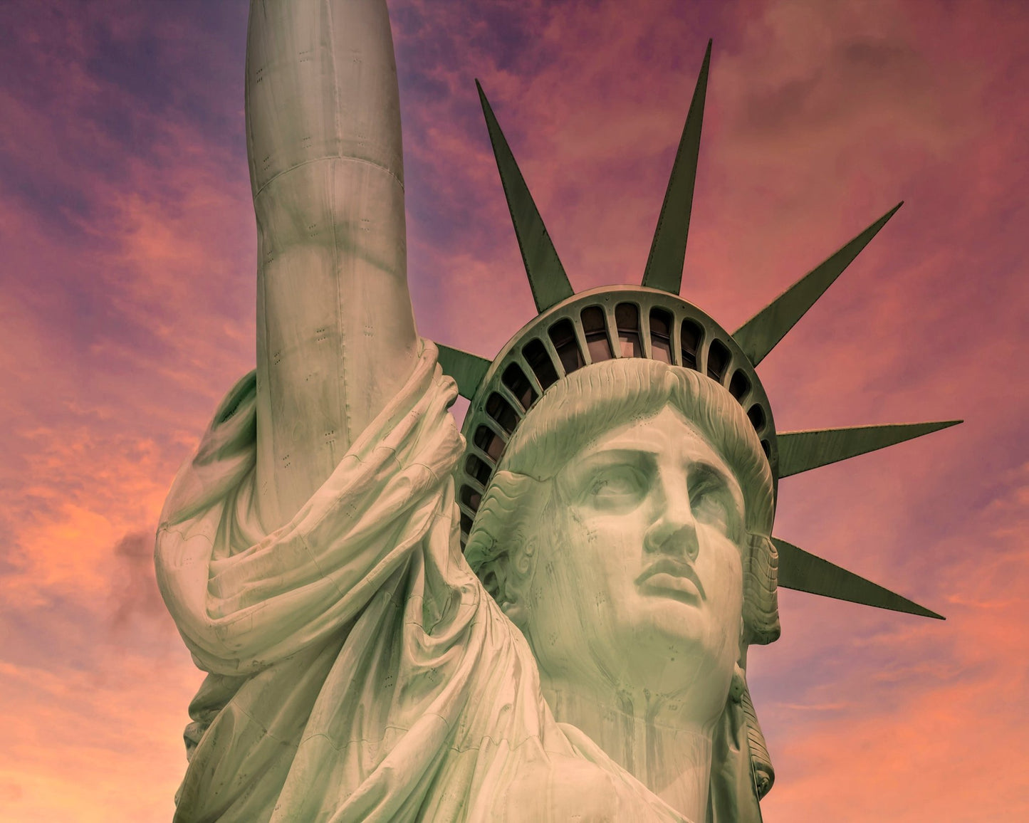 Liberty Sunset Closeup