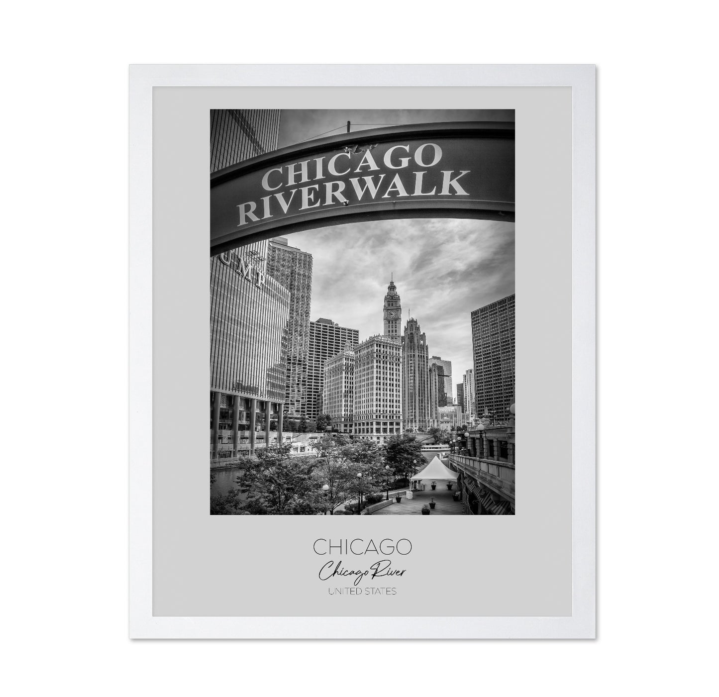 Chicago Riverwalk View
