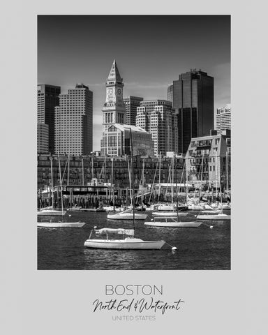 Boston Harbor Skyline