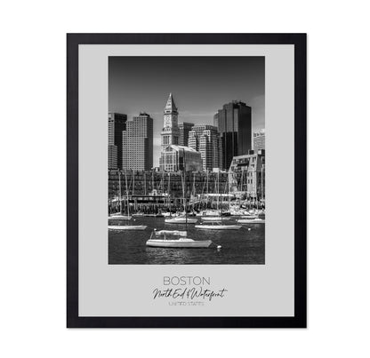 Boston Harbor Skyline