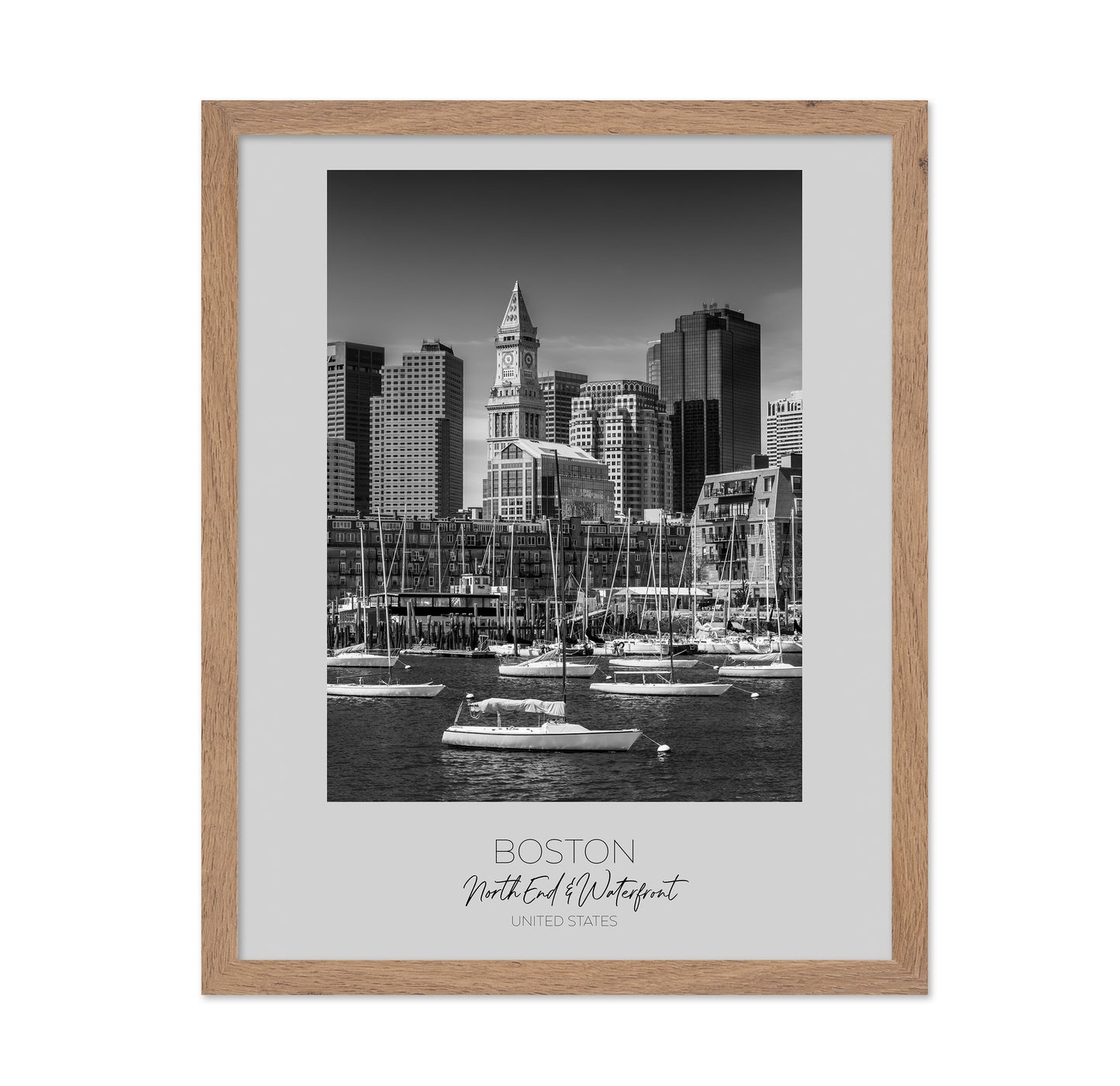 Boston Harbor Skyline