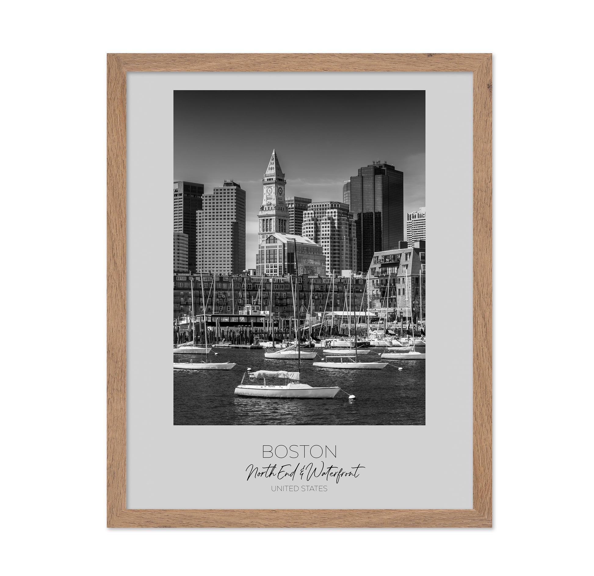 Boston Harbor Skyline