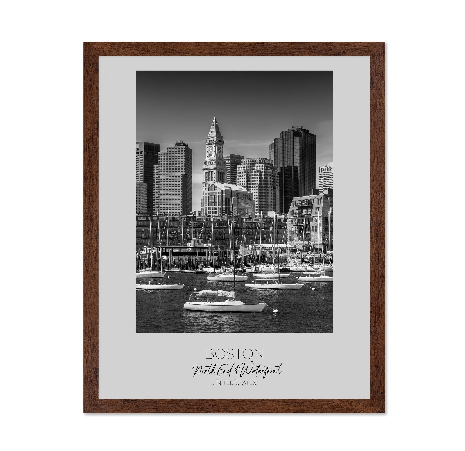 Boston Harbor Skyline