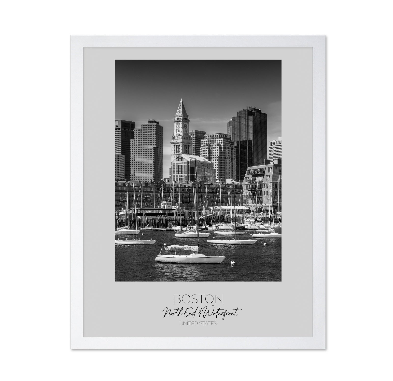 Boston Harbor Skyline