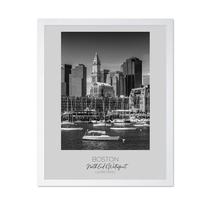 Boston Harbor Skyline