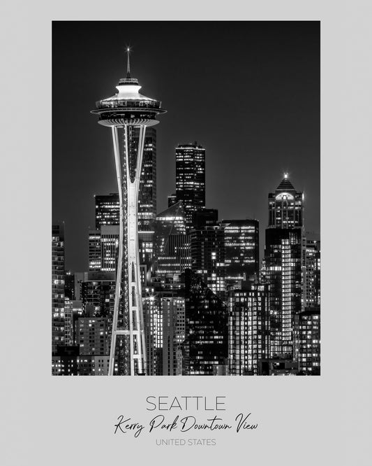 Seattle Night Skyline