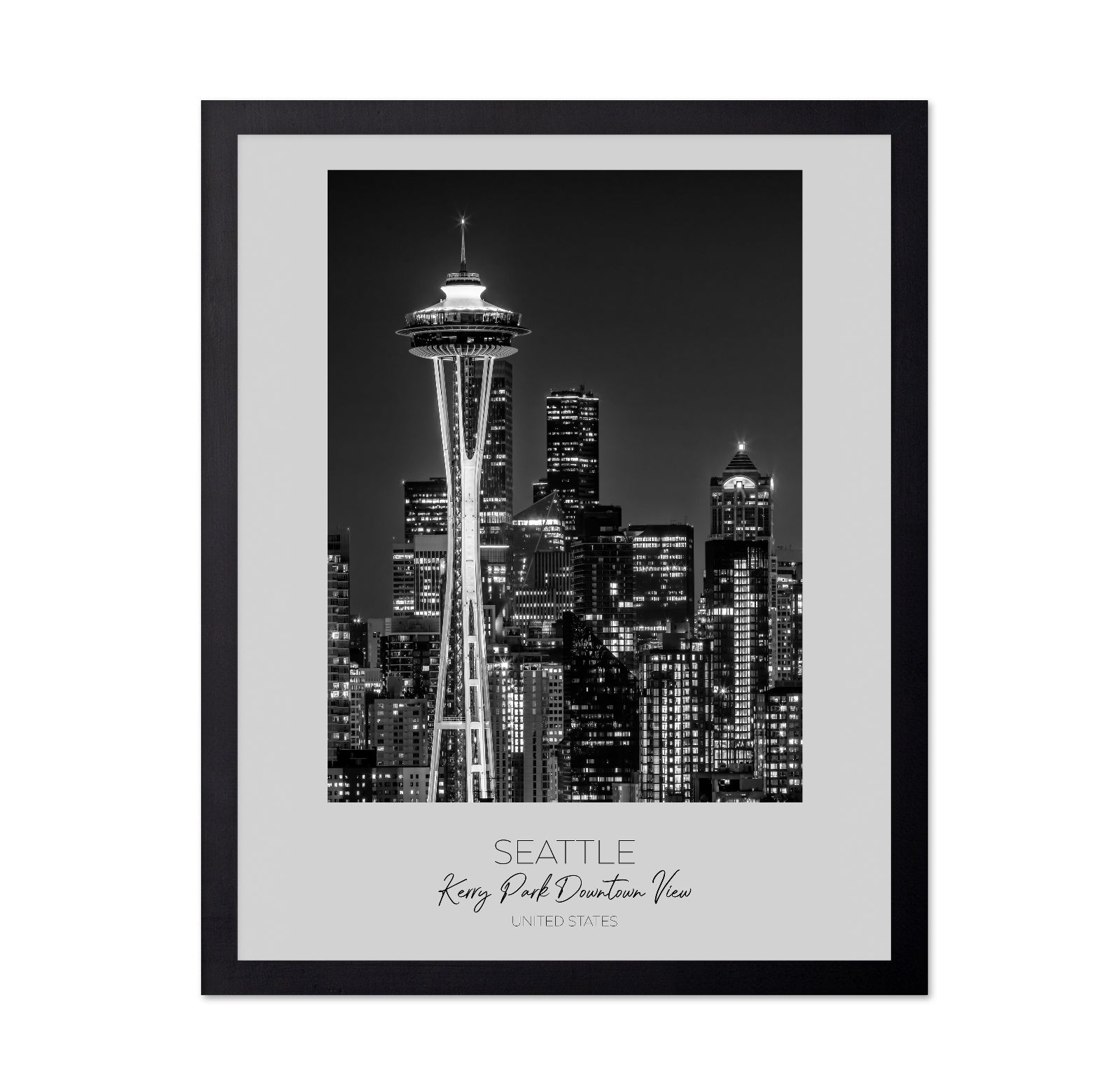 Seattle Night Skyline