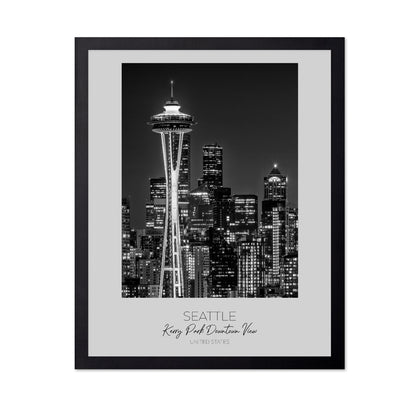 Seattle Night Skyline