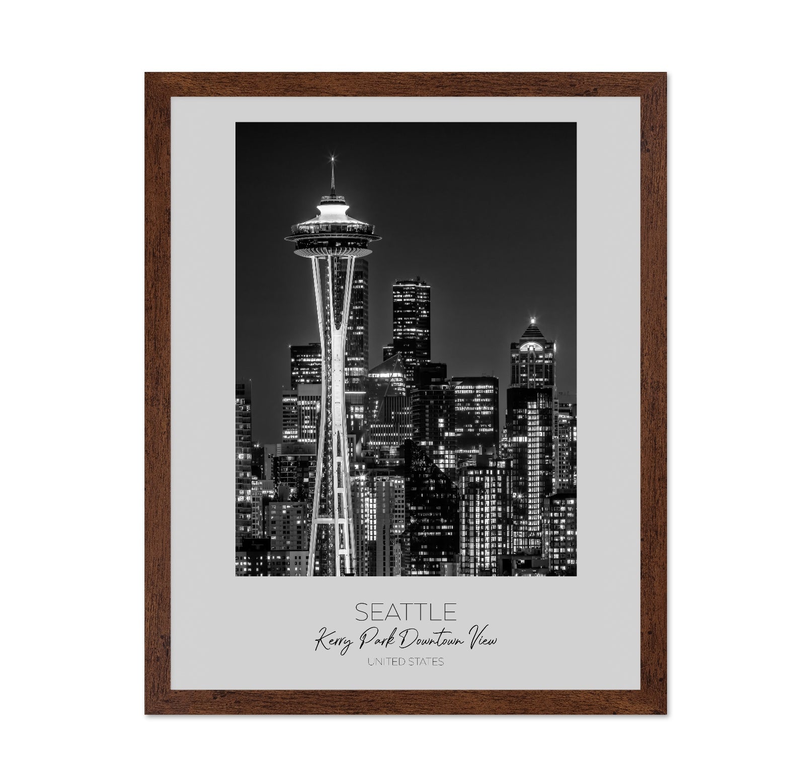 Seattle Night Skyline