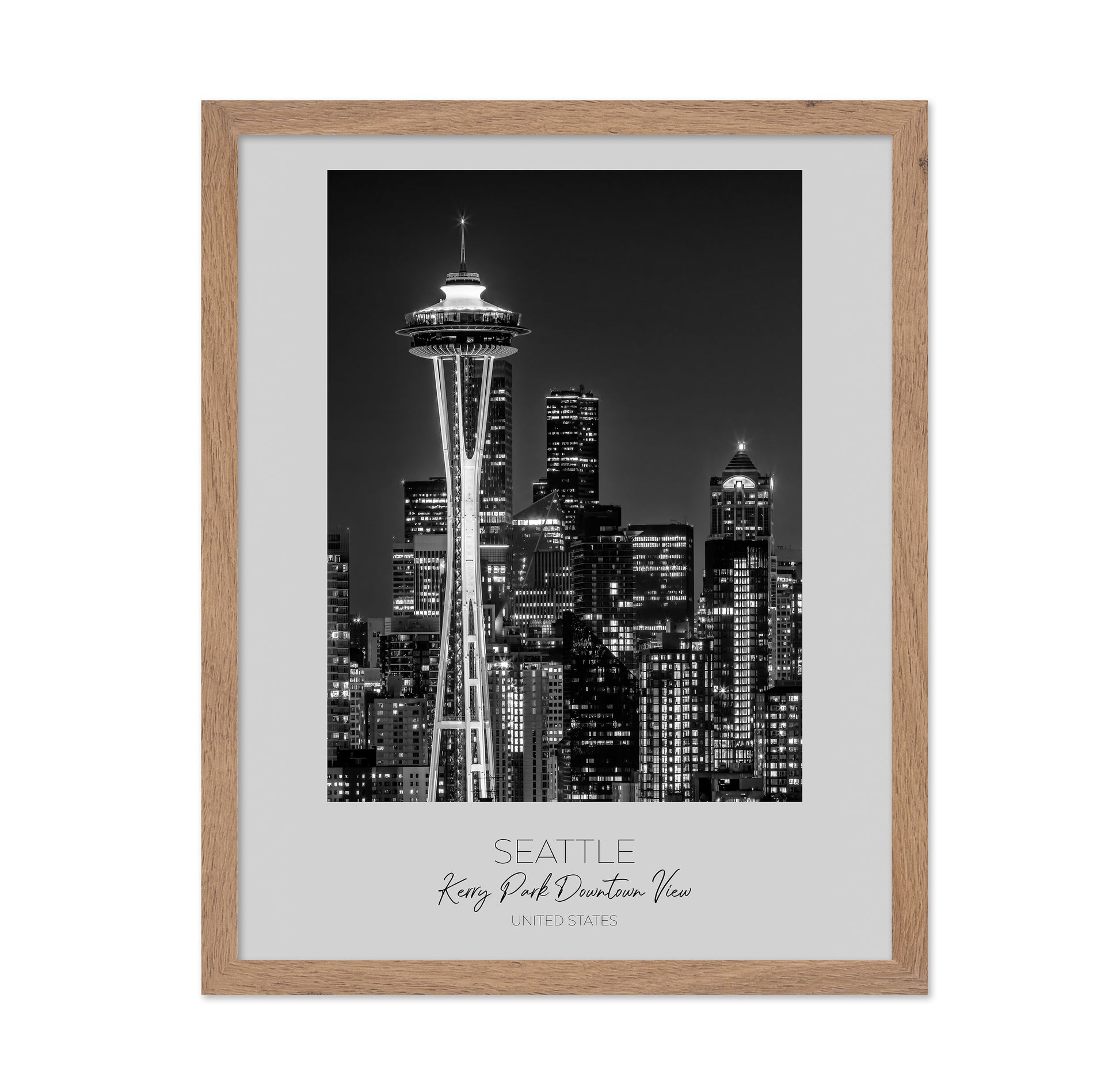 Seattle Night Skyline