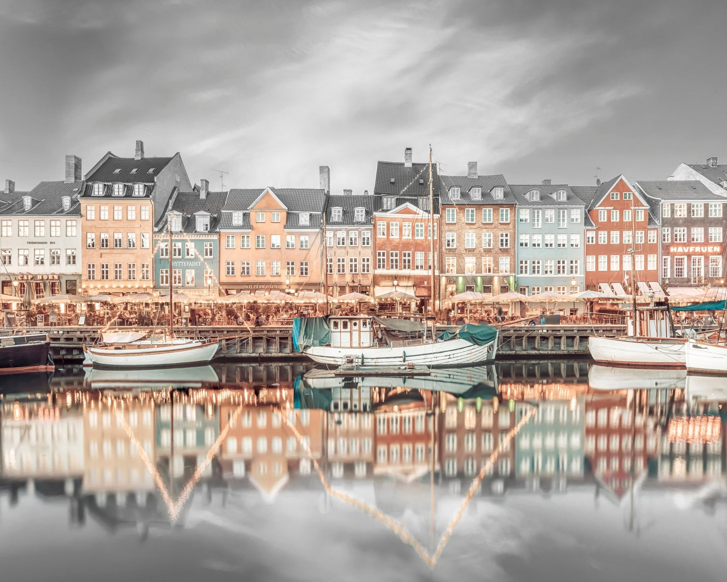 Nyhavn Copenhagen Evening