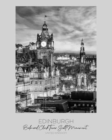 Edinburgh Twilight Skyline