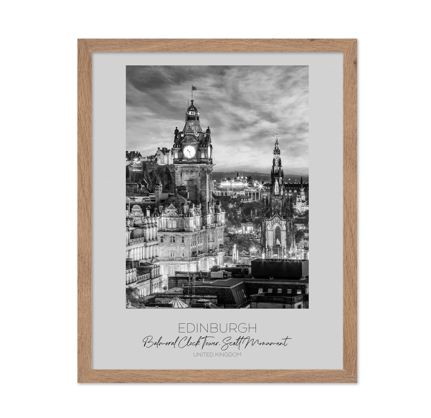 Edinburgh Twilight Skyline