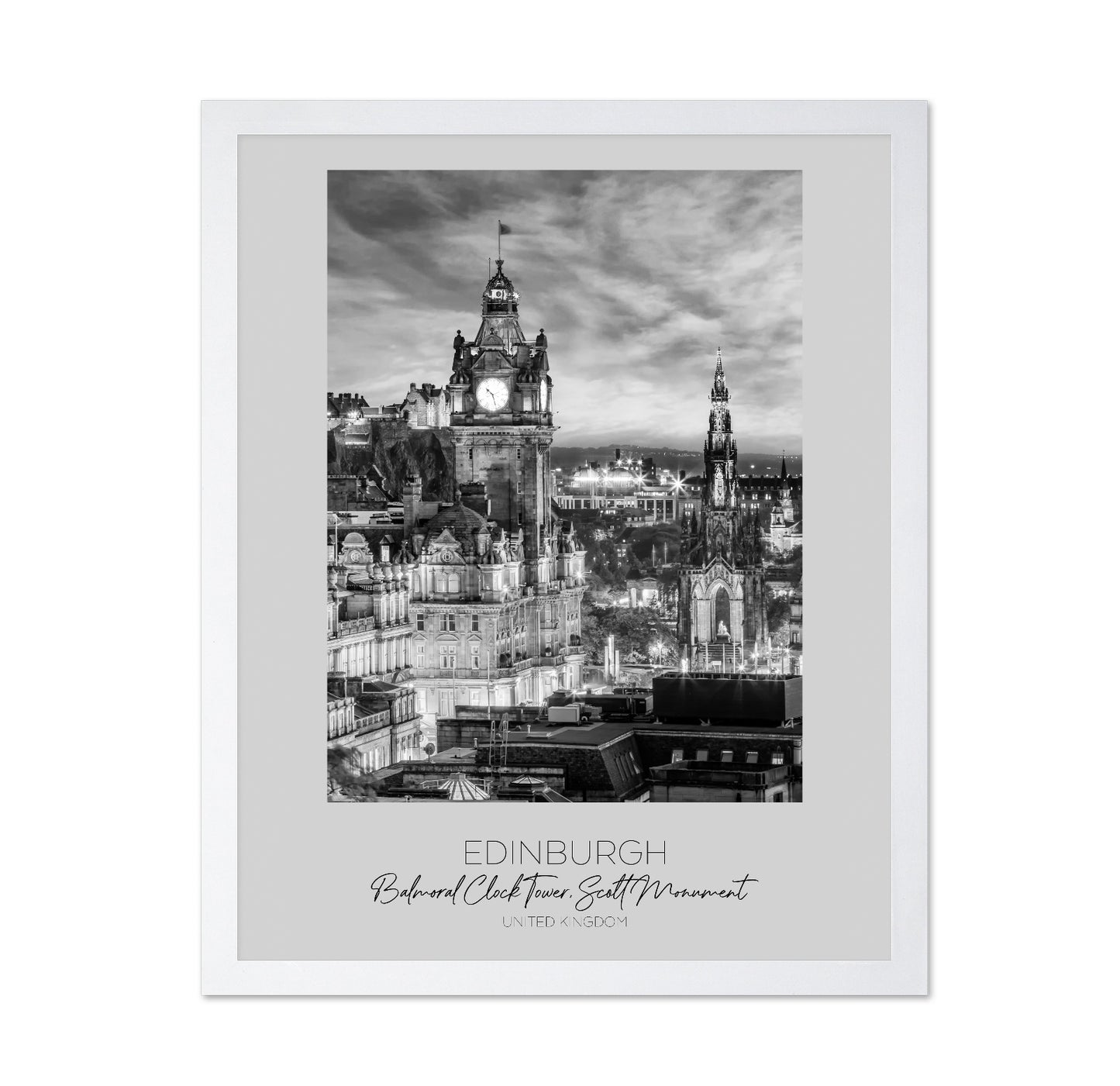 Edinburgh Twilight Skyline