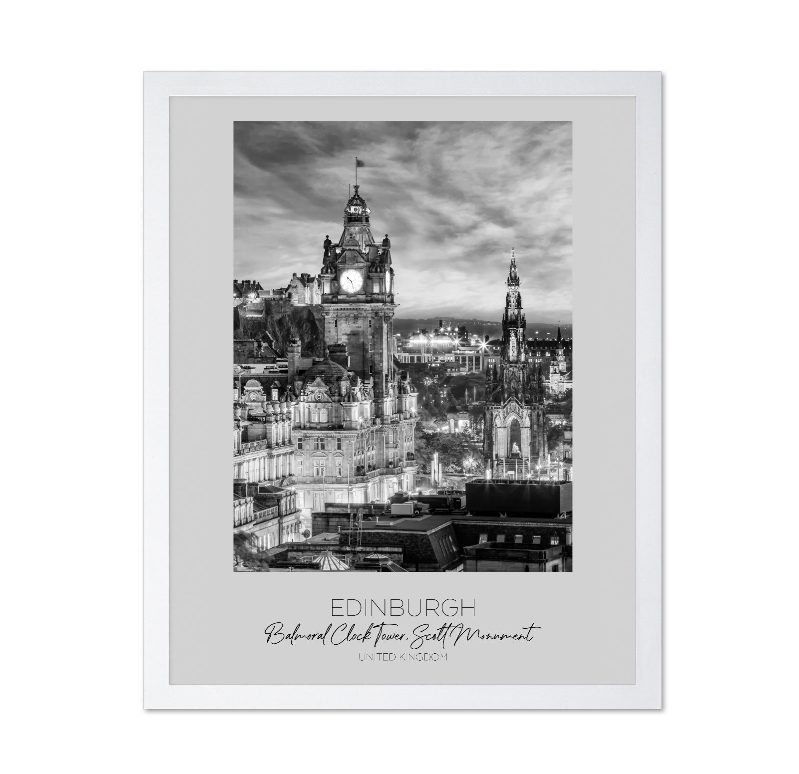 Edinburgh Twilight Skyline