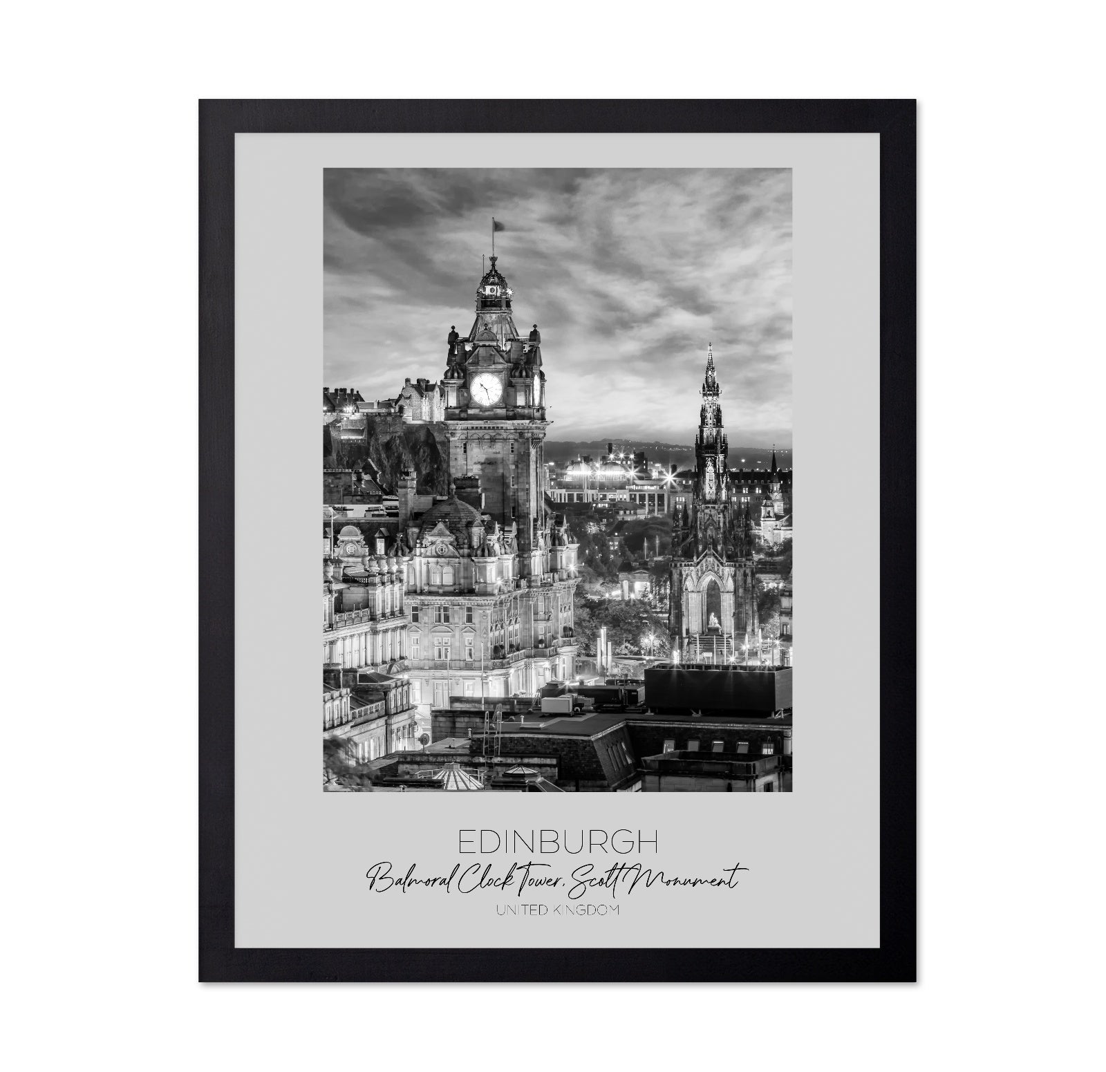 Edinburgh Twilight Skyline