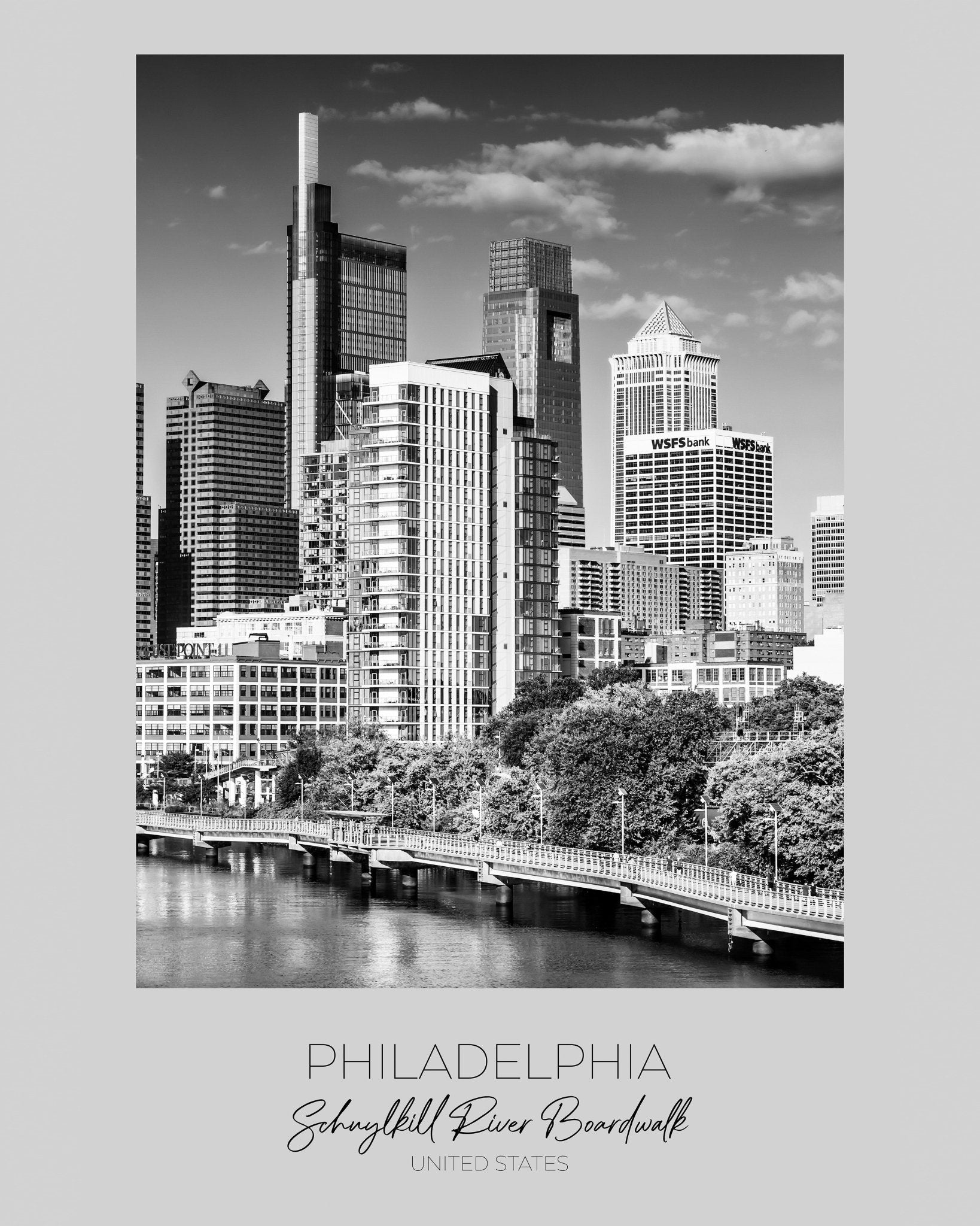 Philly River Skyline