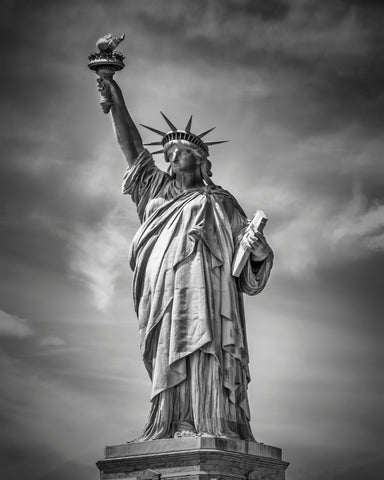 Liberty Statue Monochrome