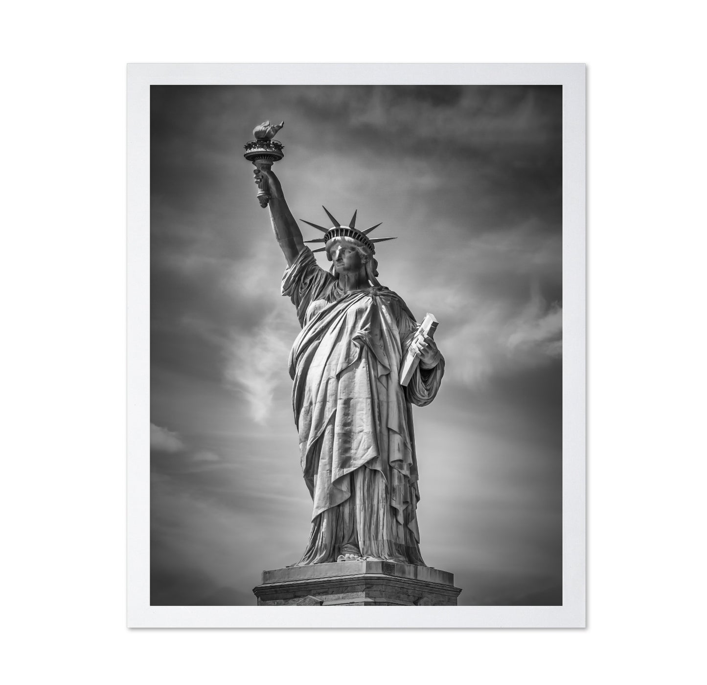 Liberty Statue Monochrome