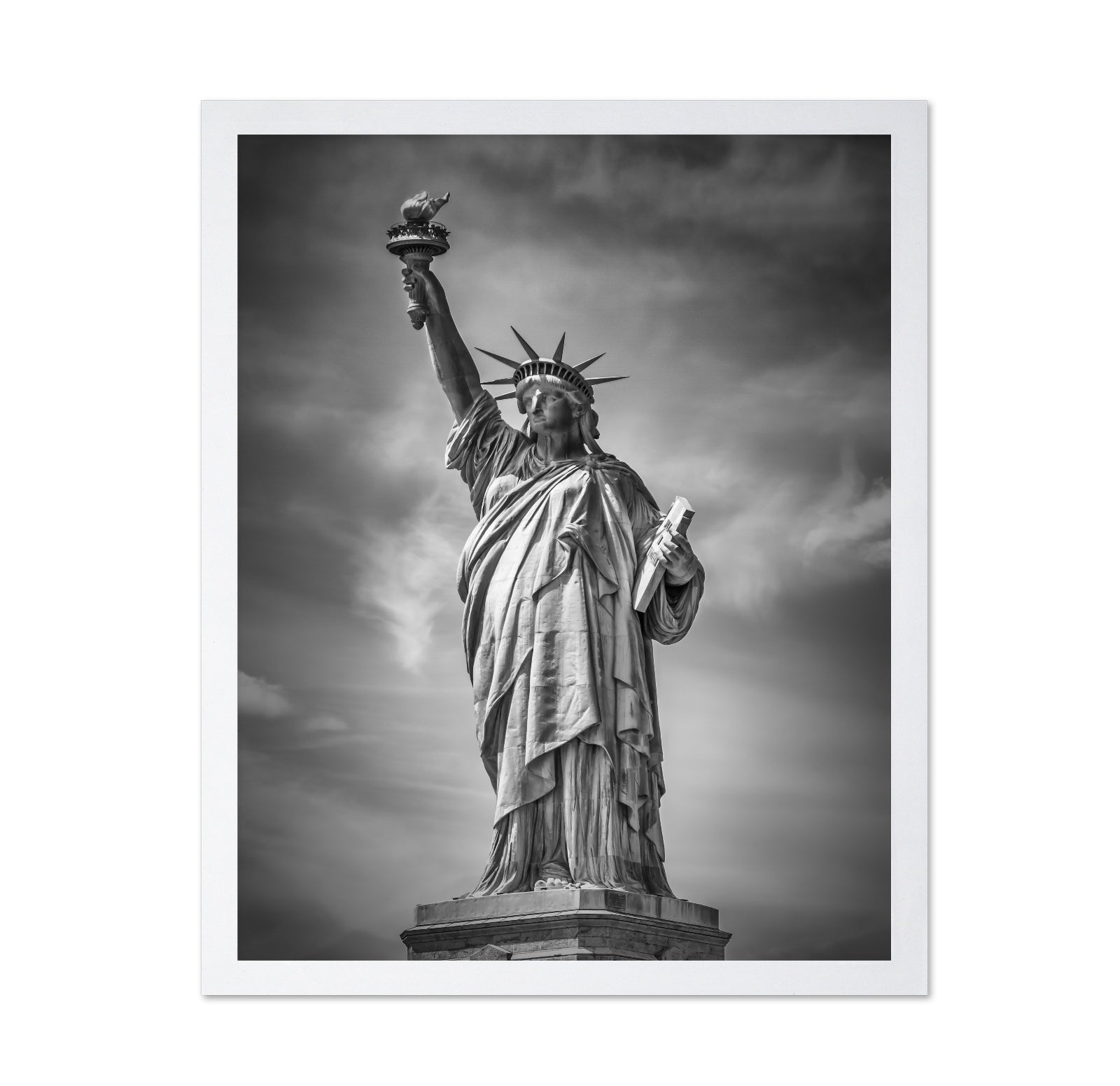 Liberty Statue Monochrome