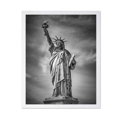 Liberty Statue Monochrome